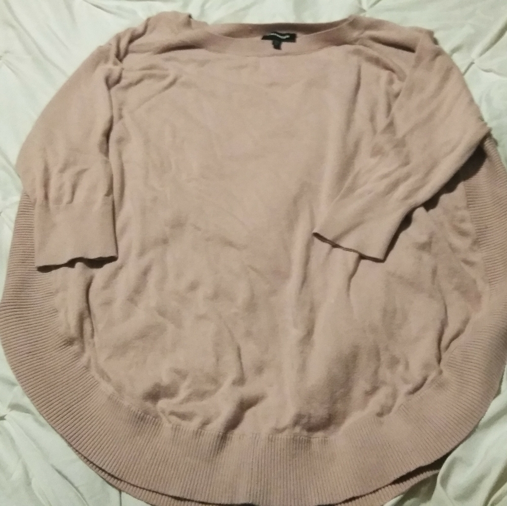 (XL) Mauve Express Circle Hem Sweater